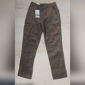 Zara Brown Corduroy Pants Classic Style